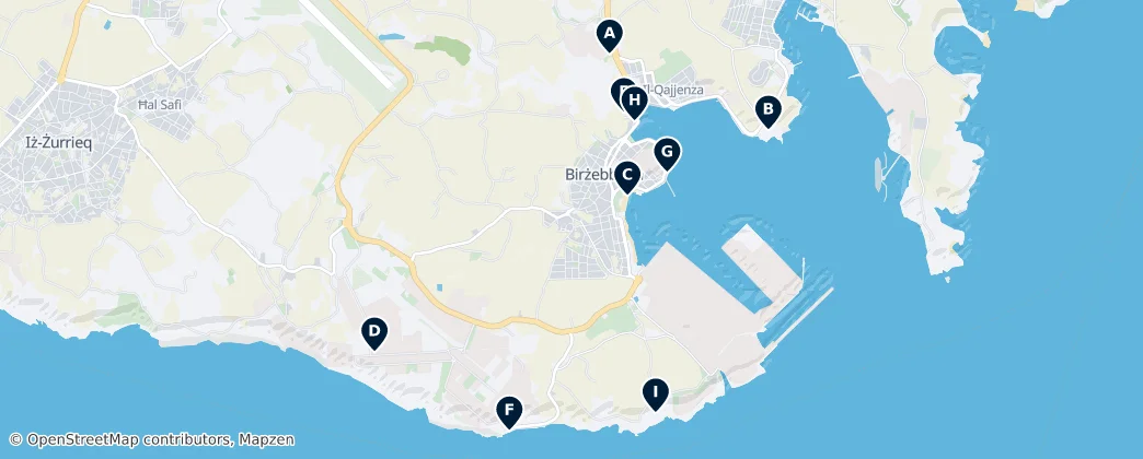 Birżebbuġa Essentials — Mappa