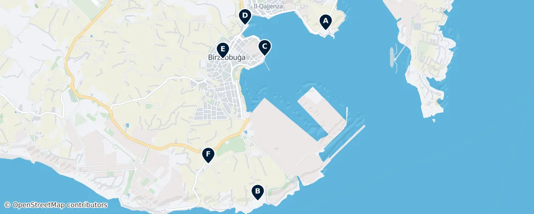 Historic Landmarks of Birżebbuġa — Mappa