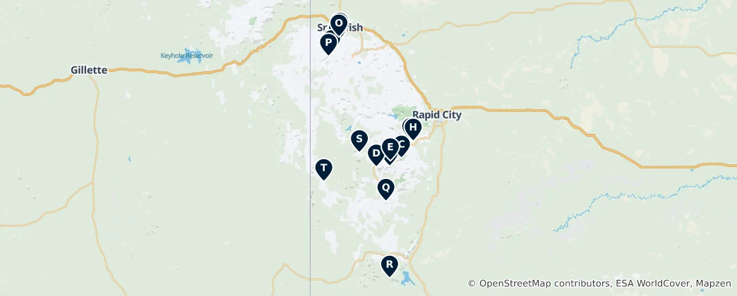 Mapa De Peaks and Viewpoints