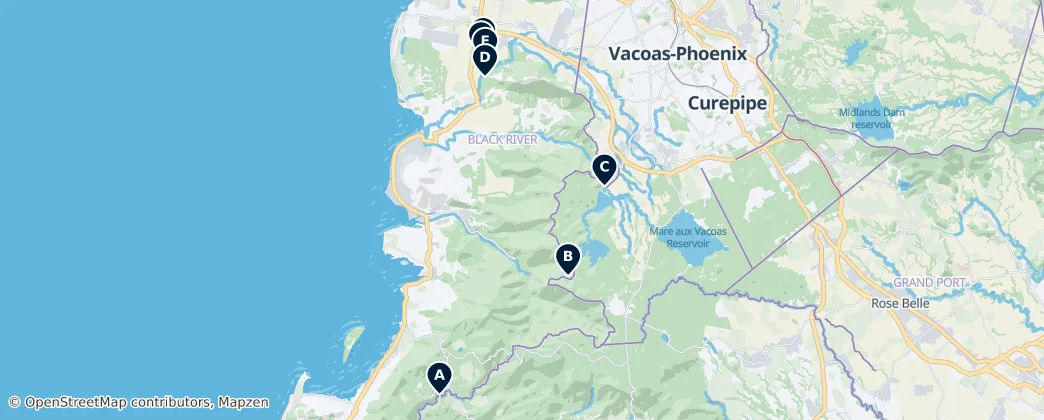 Natural Wonders and Wildlife — Map