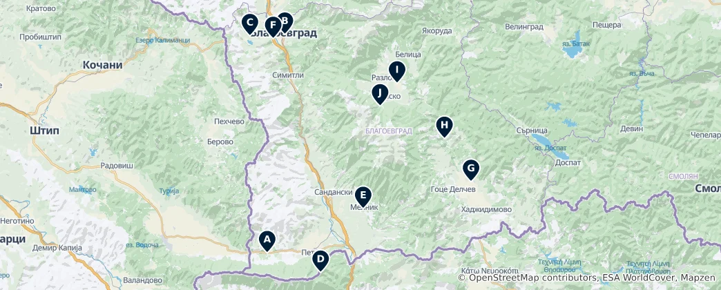Mappa di Historic & Archaeological Sites