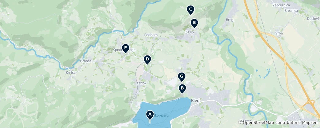 Map of Historic Churches & Chapels
