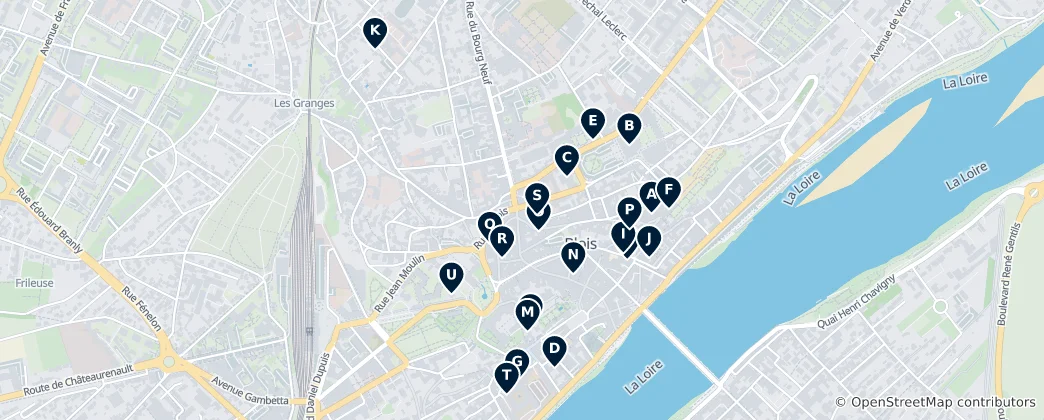 Blois Heritage Trail Haritası