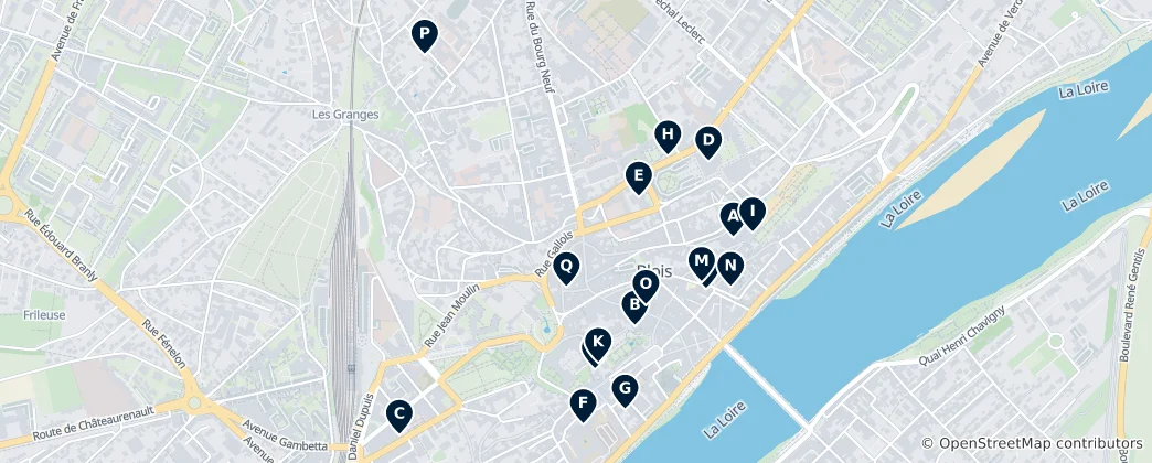 Blois Unmissables Haritası