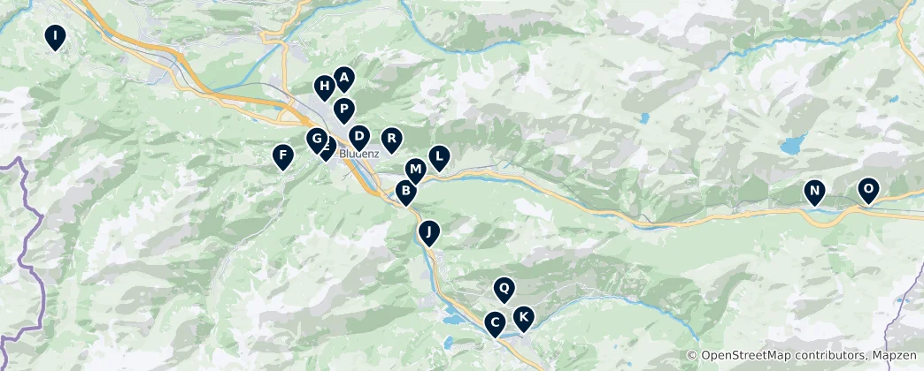 Mapa Religious Heritage Sites