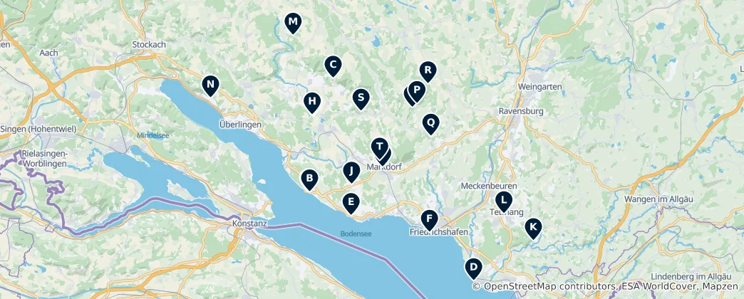 Map of Historic Castles and Sites