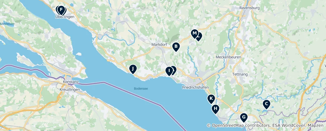 Map of Outdoor Recreation Spots