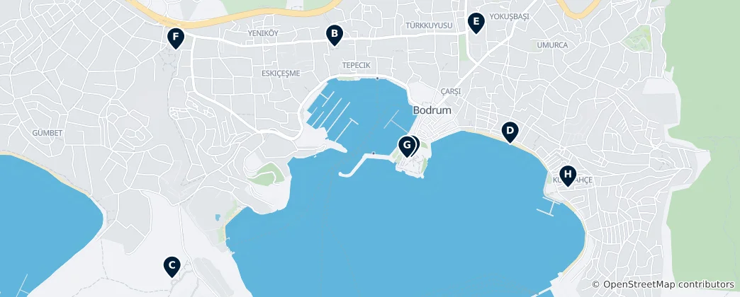 Mapa De Bodrum Essentials