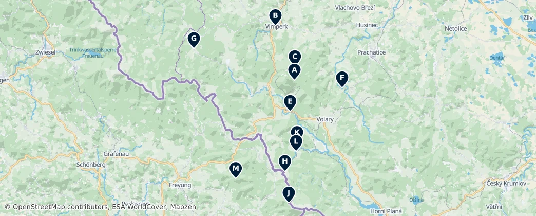 Bohemian Forest: Absolute Essentials — Mappa