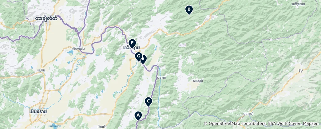 Mapa Bokeo Province Essentials