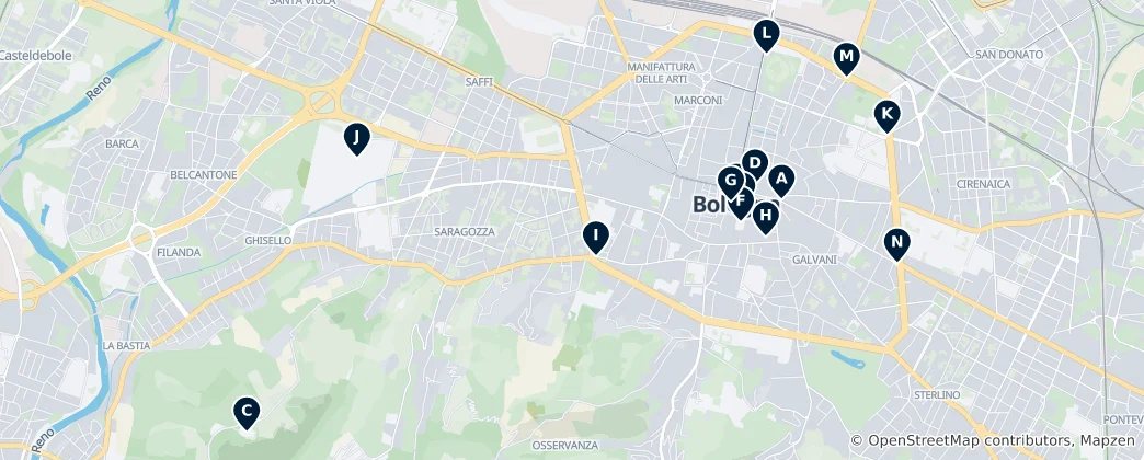 Map of Historic Monuments and Gates