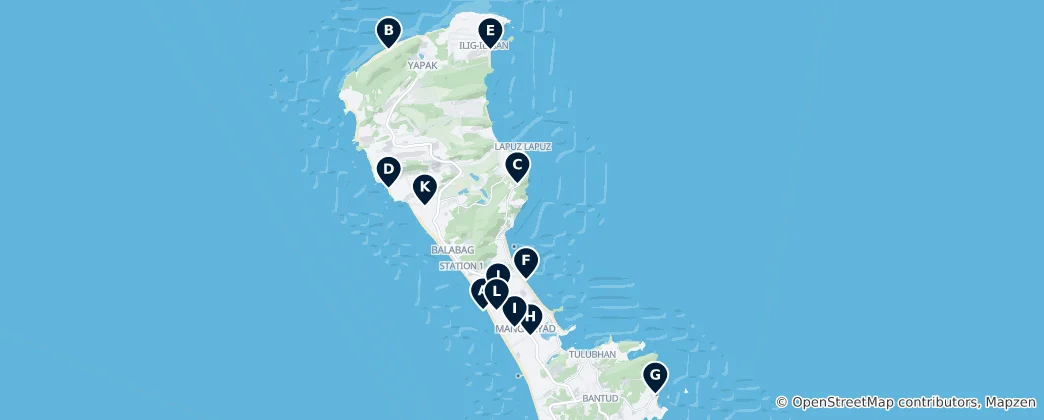 Mappa di Boracay's Absolute Essentials