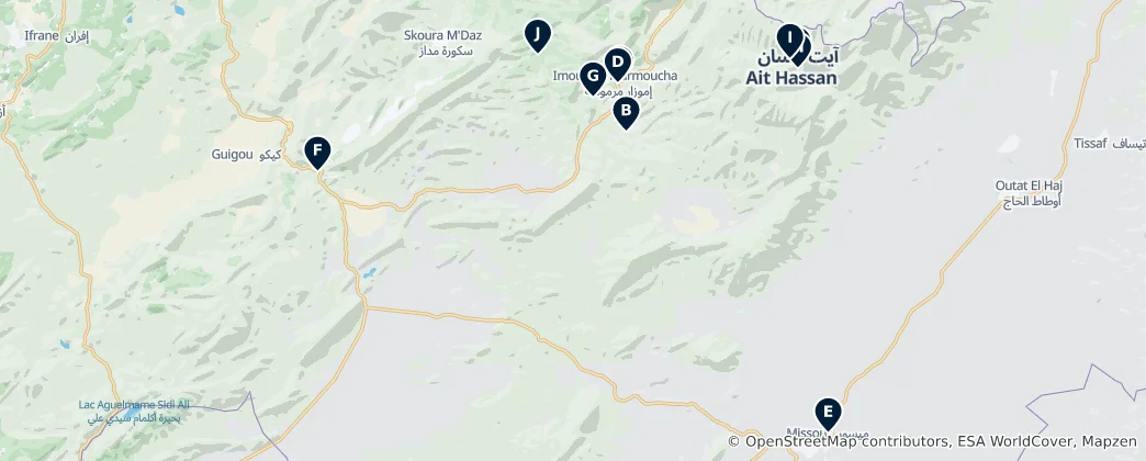 Mappa di Boulemane Essentials