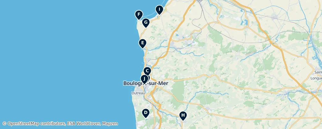 Map of Regional Heritage Sites