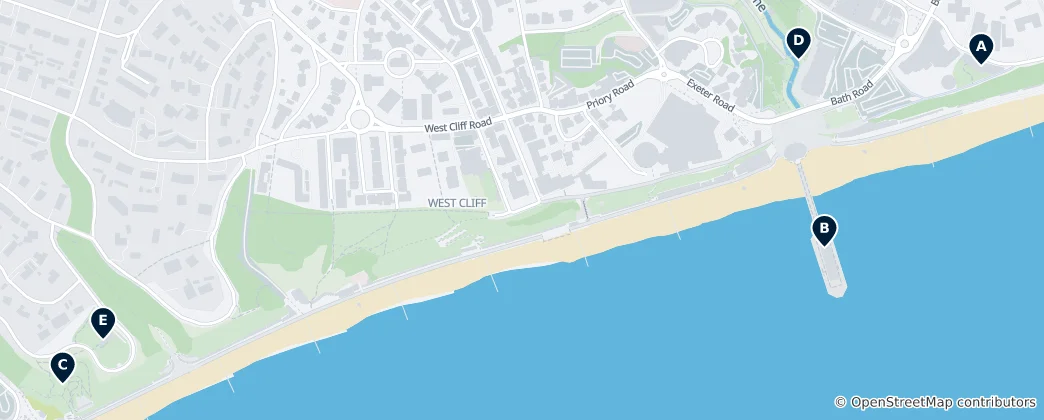 Bournemouth's Best 지도