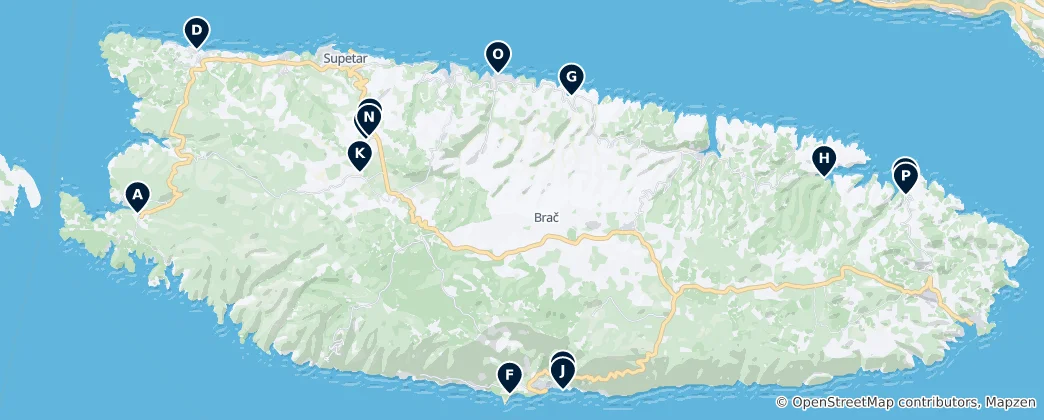 Mapa De Croatian Regional Flavors
