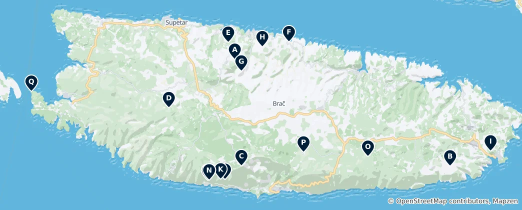 Mapa De Historical Ruins and Sites
