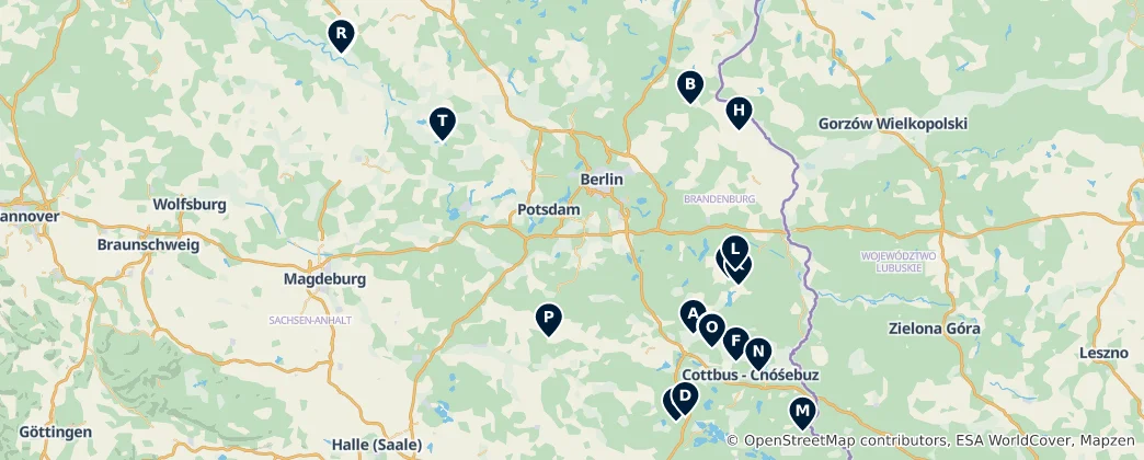 Map of Authentic Regional & German Cuisine