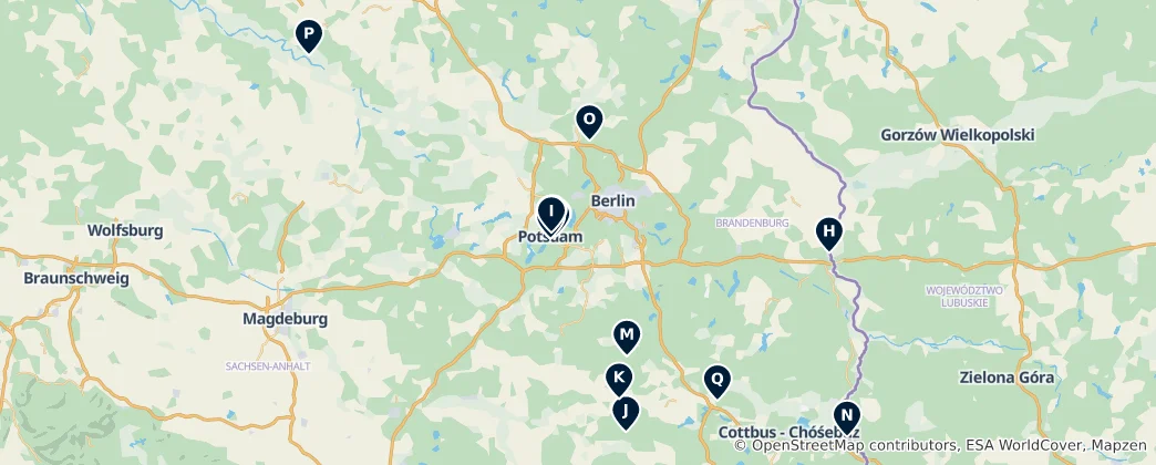 Mappa di German Heritage Highlights