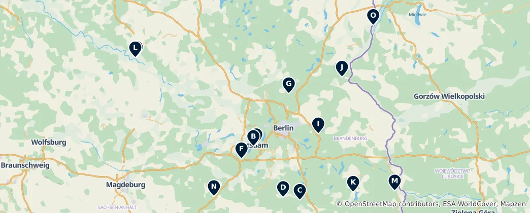 Map of Museums and Historic Houses