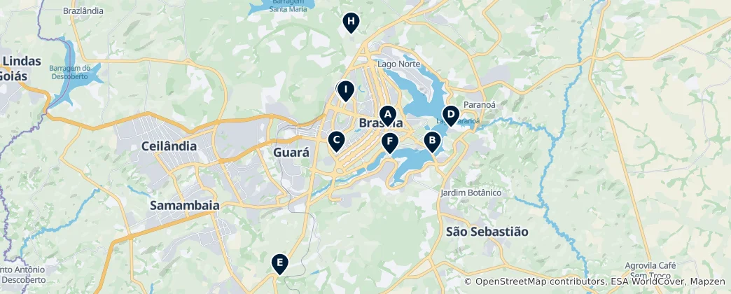 Mapa Brasília Essentials