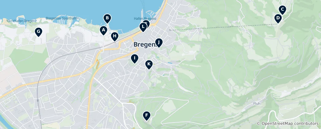 Bregenz Unmissables 지도