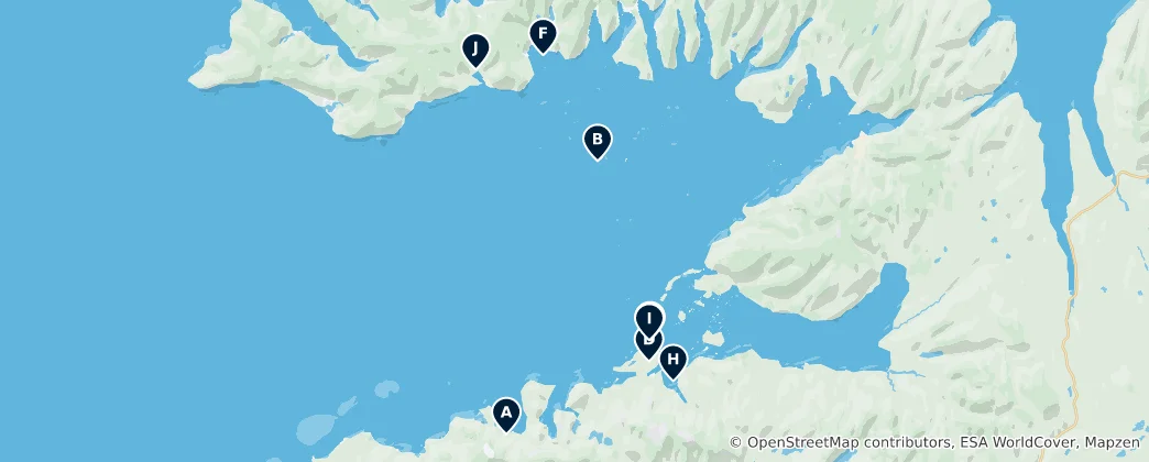 Mapa Breiðafjörður Essentials