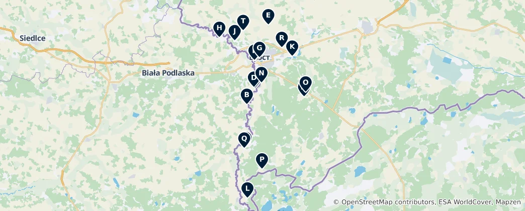 Mapa De Historic Religious Sites