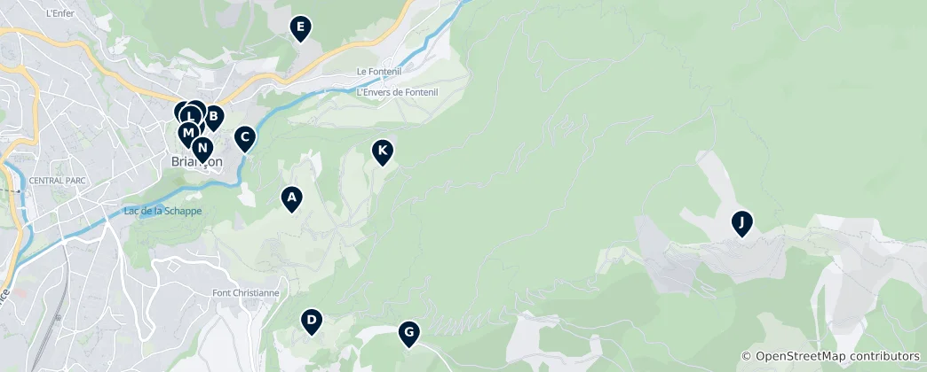 Map of Briançon Essentials