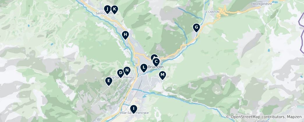 Map of Historic Churches & Chapels