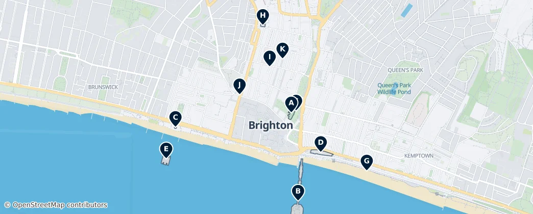 Brighton Essentials — 지도