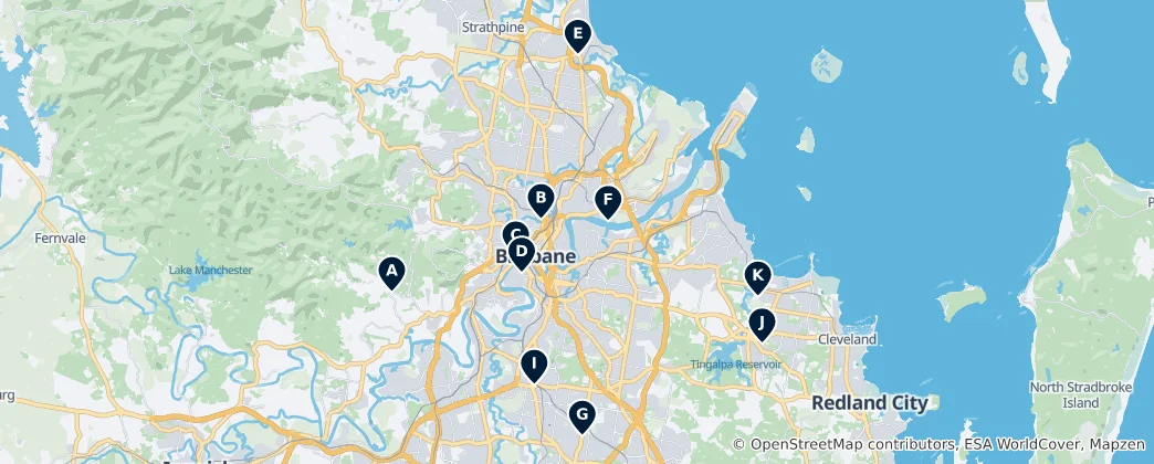 Mappa di Markets and Crafts