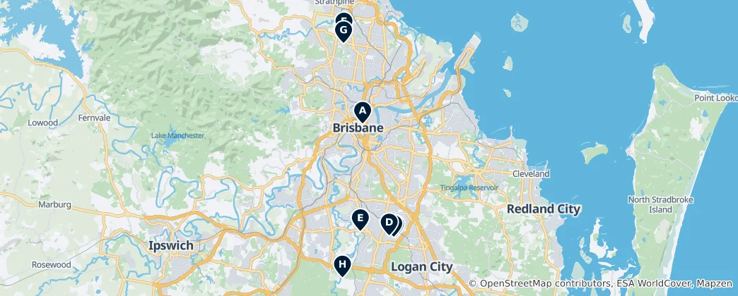 Mapa de Religious Sites