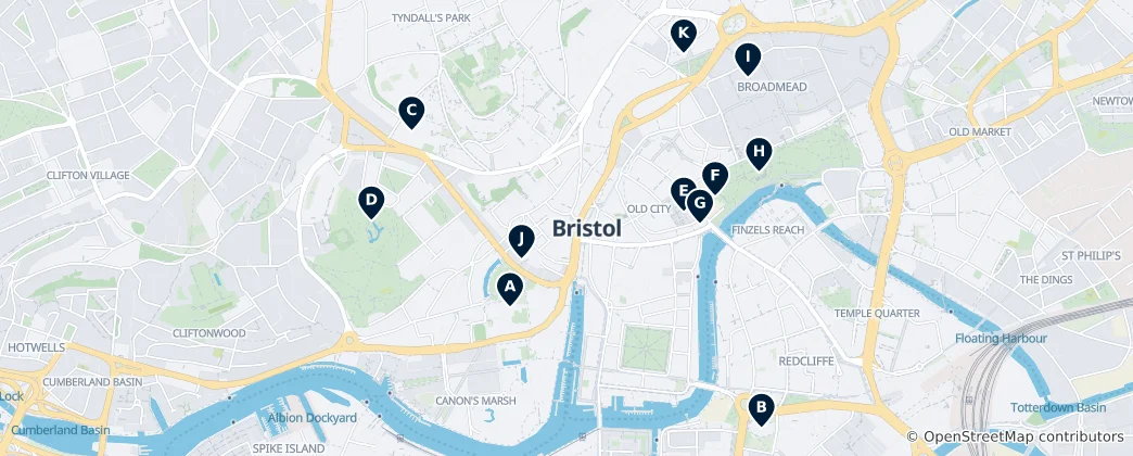 Map of Historic and Religious Sites