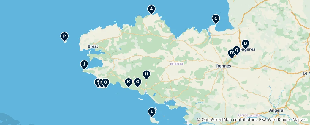 Map of Regional Cuisine