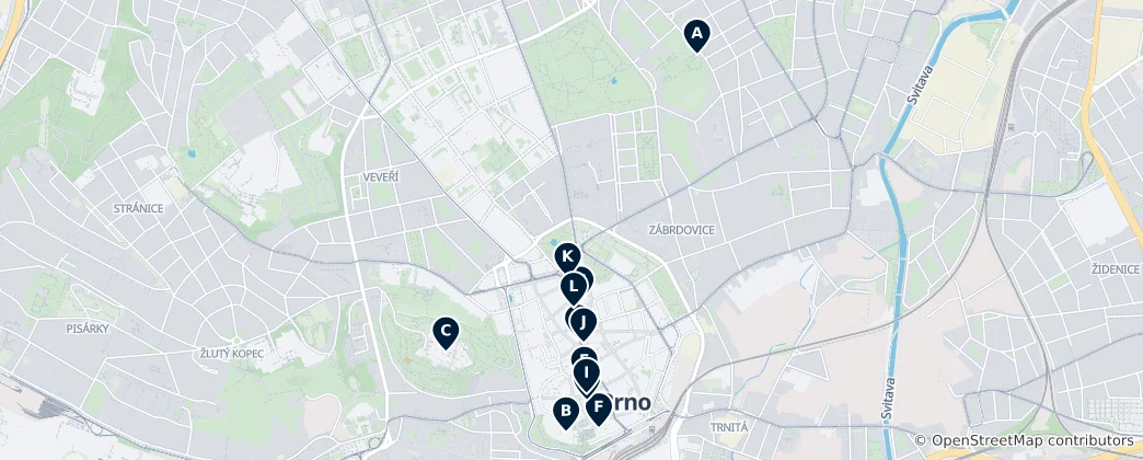Map of Brno Essentials