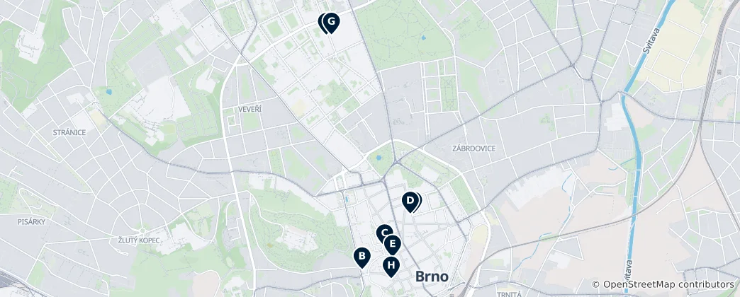 Map of Editor's Choice
