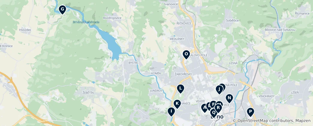 Map of Museums & Cultural Sites
