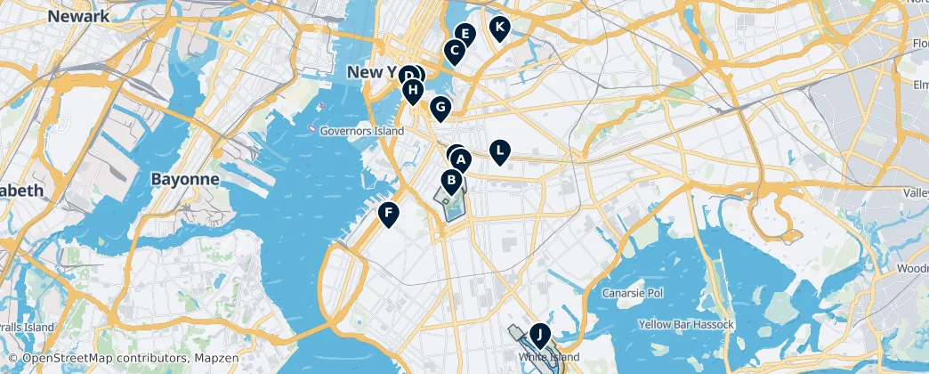 Parks & Gardens – Mapa