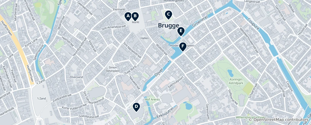 Mappa di Architectural and Historic Gems