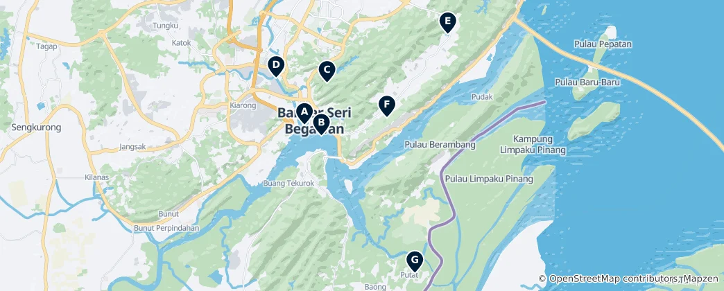 Mapa de Hidden Gems: Parks & Views