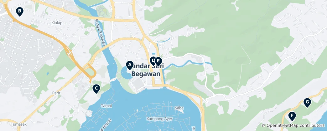 Mapa Religious Landmarks