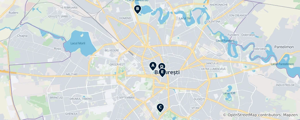 Mapa Wybrane Peregrynacje Redakcji