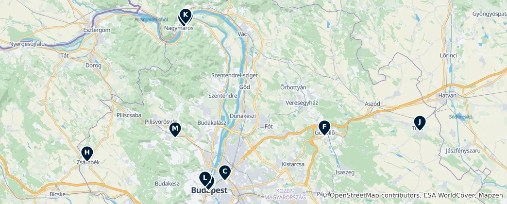 Mapa De Castles & Palaces