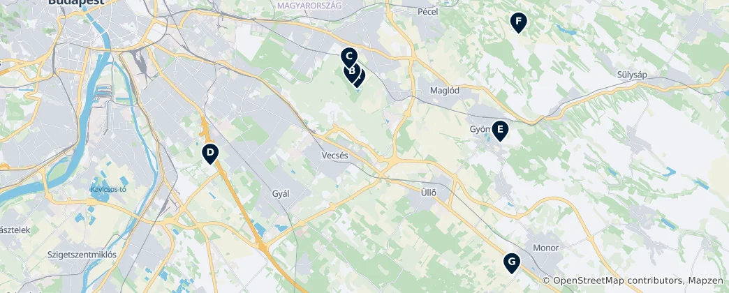 Mapa de Parks & Nature