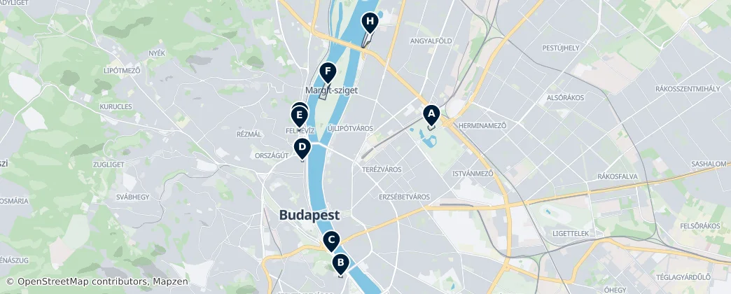 Thermal Baths & Spas – Mapa