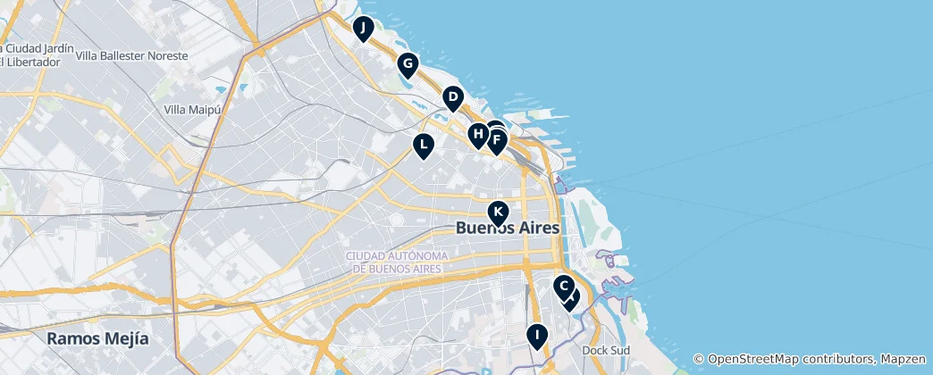 Mappa di Buenos Aires Essentials
