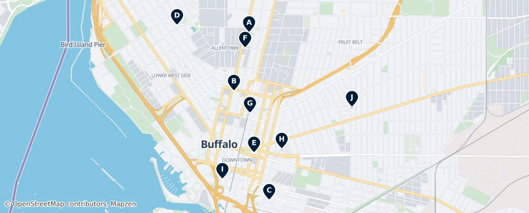 Museums & Art Galleries — Map