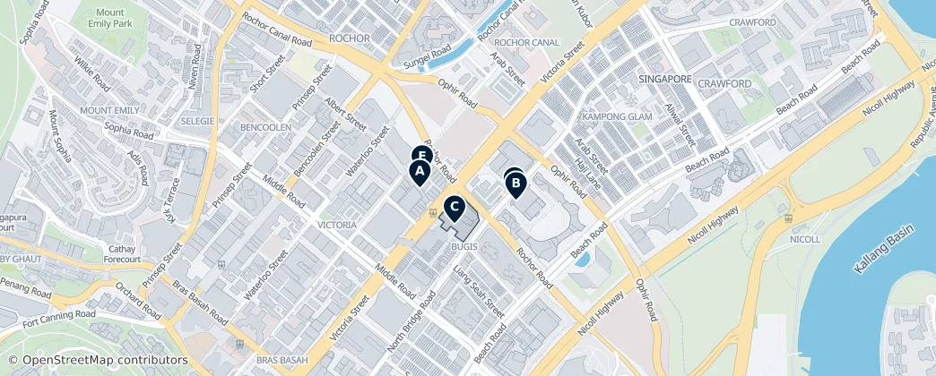 Bugis Essentials — Mappa