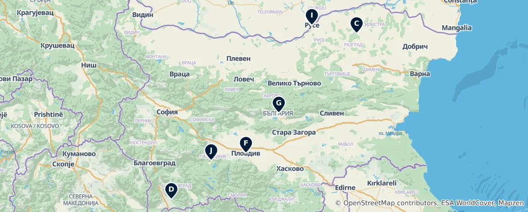 Map of Museums & Galleries